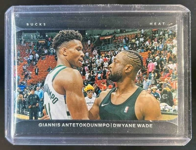 2021-22 Panini Photogenic Dwyane Wade Giannis Antetokounmpo Respect #3 USA - image 1 of 2
