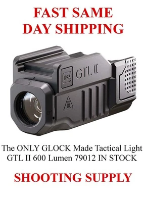 The ONLY GLOCK Made Tactical Light GTL II 600 Lumen 79012 IN STOCK FAST SHIPPING - Image 1 of 4