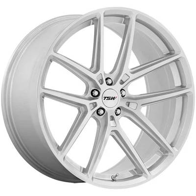 TSW TW006 Imola 19x10.5 5x112 +40mm Silver Wheel Rim 19" Inch Foto 1 de 4