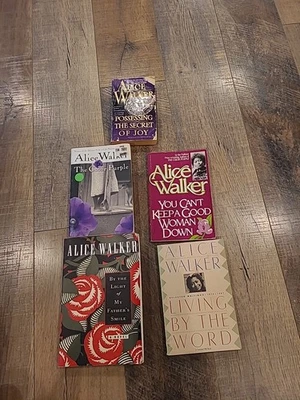Lot Of 5 Alice Walker Books Historical Fiction African American  - Image 1 of 4