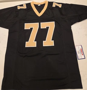 Willie Roaf Signed Autographed HOF Black Jersey Tristar Authenticated - Picture 1 of 3