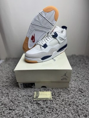 Talla- 12 Nike SB x Air Jordan 4 Retro Azul Marino Para hombres DR5415-100 Se envía lo antes posible Foto 1 de 4