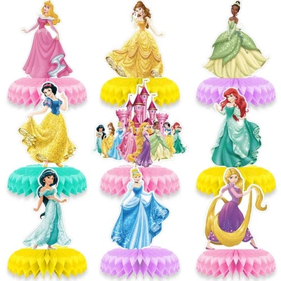 Princess Honeycomb Centerpieces Table Toppers Decore for Birthday Party Decor - Image 1 of 4