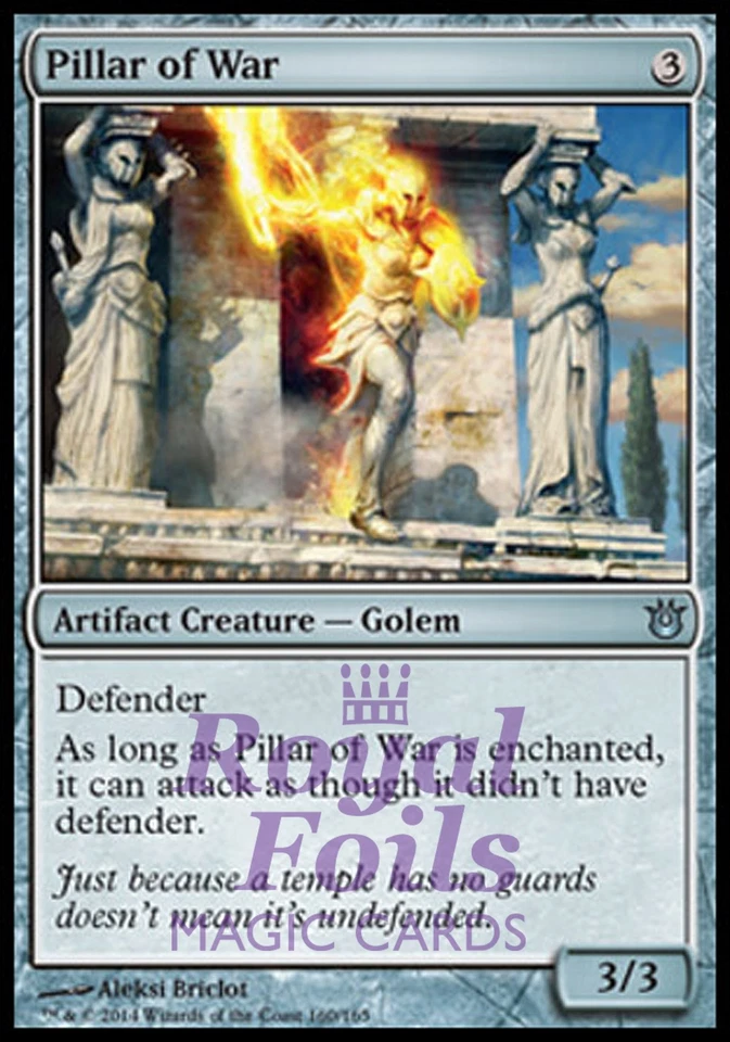 Pillar of War 4x FOIL BNG MTG Born of the Gods Uncommon MINT artifact - Image 1 of 1
