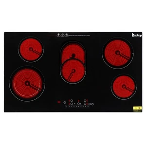 ZOKOP Smart Electric Stove Top Touch 35'' 8600W Cooktop 6 Burner Radiant Ceramic - Picture 1 of 11