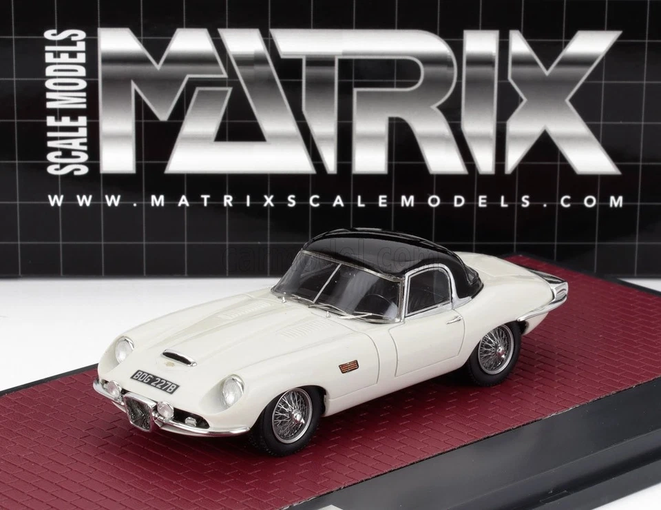1/43 MATRIX SCALE MODELS - JAGUAR - E-TYPE FRUA ROADSTER CLOSED 1964 MX51001-103 - Immagine 1 di 1