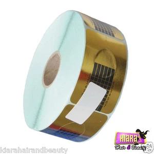 100 FORMAS DE UÑAS DORADAS GUÍA DE ESCULTURA ACRÍLICO UV GEL PUNTA EXTENSIÓN ARTE EN UÑAS UK - Imagen 1 de 2