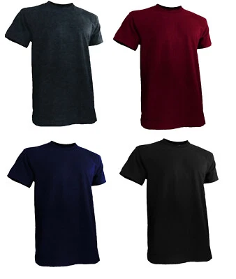 Styllion Big and Tall Mens Shirts Crew Neck - Mid Weight - CRSS - 2XLT - 8XLT - Image 1 of 4