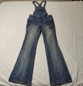 Squeeze Stephen Hardy Y2K Denim Overalls Juniors Size 5/6 - Picture 1 of 5