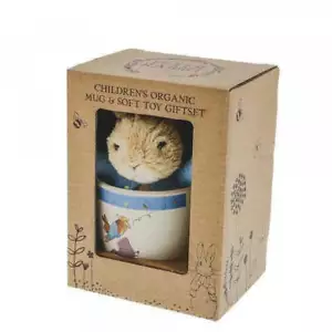 Beatrix Potter A28837 Peter Rabbit Bio Becher und Spielzeug Geschenkset - Bild 1 von 4