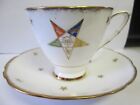 Vintage Royal Stafford Masonic Order Of The Eastern Star Tea Cup And Saucer