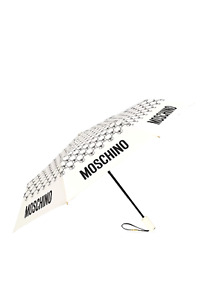 Moschino Moschino Monogramm-Druck Regenschirm