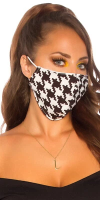 Mouth Mask Stoffmaske Behelfsmaske Alltagsmaske Mouth Nose Mask With Print - Image 1 of 4