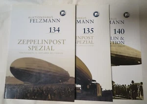 Auktionshaus Felzmann - Auktions-Kataloge 134 - 135 - 140 - Zeppelinpost (31b) - Zdjęcie 1 z 1