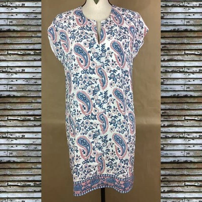 Vestido recto de seda Madewell para mujer cachemira manga gorra relajado cuadrado talla pequeña Foto 1 de 4
