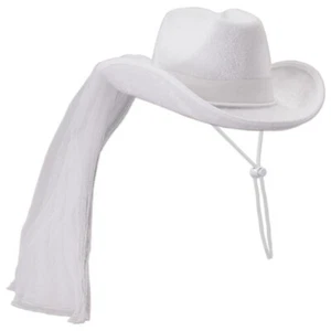 6 Western Bride Hats #60739 The Beistle Company USA - Picture 1 of 8