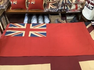 British Red Ensign | Duster End Nautical Large Union Jack Flag 60 X 30" Sewn - Picture 1 of 11