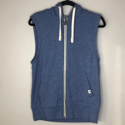 Sudadera con Capucha Jack & Jones Adulto Mediana Azul Tormenta Sin Mangas Cremallera Completa Foto 1 de 4