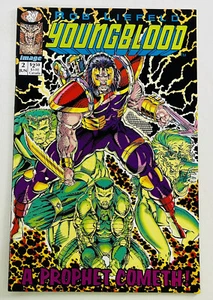 Youngblood #2 - 1st PRINT & APPEARANCE Shadowhawk Prophet Image Comic With Cards - Picture 1 of 4