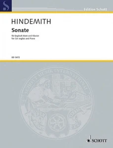 Sonata for English Horn and Piano Paul Hindemith Sheet Music NEW 049004240 - Picture 1 of 1