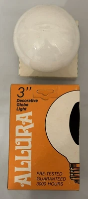 Satco Allura 100W Opaque White G25 Globe Light Bulb - 3,000 Hours - Image 1 of 4