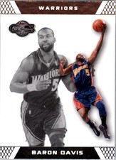 2007-08 Topps Co-Signers Golden State Warriors Basketball Card #29 Baron Davis