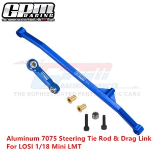GPM Aluminum 7075 Steering Tie Rod & Drag Link LOS211051 For LOSI 1/18 Mini LMT - Picture 1 of 6