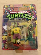 TMNT Turtles Teenage Mutant Ninja Turtles Mondo Gecko 1990 Carded Unpunched