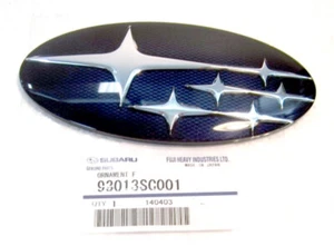 DISTINTIVO EMBLEMA GRIGLIA ANTERIORE SUBARU ORIGINALE OEM FORESTER OUTBACK 09-13 - Foto 1 di 4