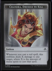 mtg magic token chandra dressed to kill human 1/1 ENGLISH innistrad remastered - Bild 1 von 2