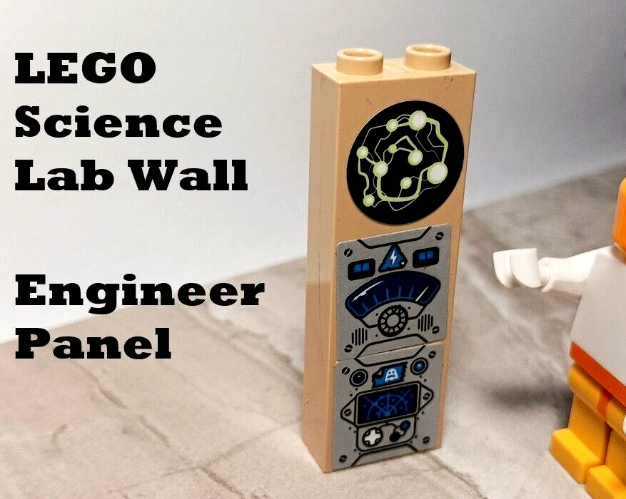 LEGO Electronics Panel Science Lab Electricity Wall Atom Fusion Ghost Detector - Image 1 of 1