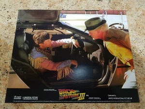 BACK TO THE FUTURE PT 3 lobby cards - MICHAEL J. FOX, CHRISTOPHER LLOYD - Picture 1 of 8