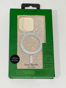 Kate Spade Hardshell Magsafe Case iPhone 15 Pro (6.1" Large Cam) Chunky Glitter - Picture 1 of 2