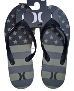 Chanclas hurley bandera estrellas y rayas talla uk10 28cm franqueo gratis reino unido - Imagen 1 de 2