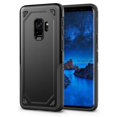 Hybrid Armor Shockproof Rugged Bumper Case For Samsung Galaxy S7 S8 S9 Edge Plus - Image 1 of 4