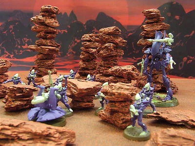 HOODOO ROCK SPIRES - 'FULLY PAINTED' - Sci-Fi/Steampunk building,terrain,scenery - Image 1 of 4