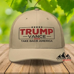 Cappello da camionista Trump Vance Take Back America per uomo donna - Foto 1 di 30