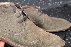 Stivali chukka John Varvatos Star USA da uomo taglia 9,5 M marroni scamosciati stringati - Foto 1 di 11