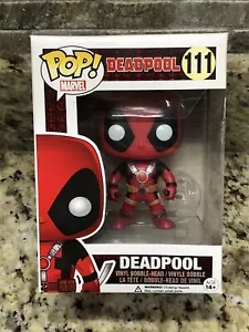 Funko Pop! Marvel Deadpool (Two Swords) #111 Vinyl Bobble-head Figure - Picture 1 of 7
