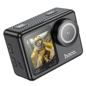 Hoco Sports Action Camera Recorder 4K 30fps Go Pro Waterproof Dual Screen - Picture 1 of 9