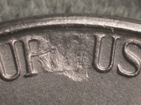 1950-D  With Nice Struck Thru (No "IB") Reverse Error Nice~Gem Jefferson Nickel Cover