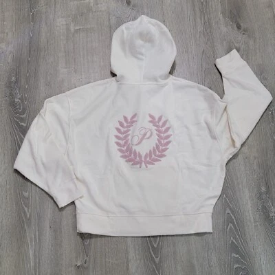 Sudadera con capucha rosa blanco roto talla M nueva con etiquetas Foto 1 de 4