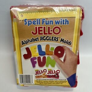 Jello Jigglers Alphabet Molds Red Plastic New Sealed Package