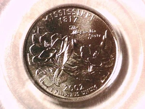2002 P Washington State Quarter PCGS MS 67 Mississippi 90084571 - Picture 1 of 3