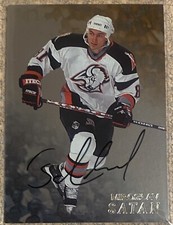 1998-99 Be A Player Silver “Autograph” Miroslav Satan #164