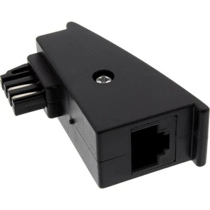 Adapter InLine TAE-F TAE-F St->RJ45 Bu, 8P2C do Fritzbox czarny - Zdjęcie 1 z 1
