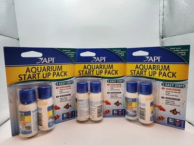 API Stress Coat & Quick Start Aquarium Start Up Pack 1 fl oz Per Bottle (3 Pack) - Image 1 of 2