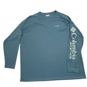 Columbia PFG Shirt Mens 4XT/4TL Omni-Shade Long Sleeve Performance Fishing - Picture 1 of 8