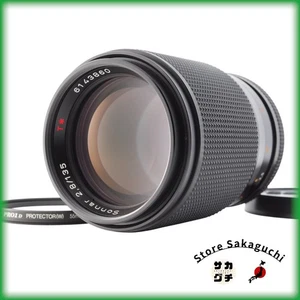 [Top Mint] Contax Carl Zeiss Sonnar T* 135mm f2.8 AEJ C/Y Mount Lens From Japan - Picture 1 of 9