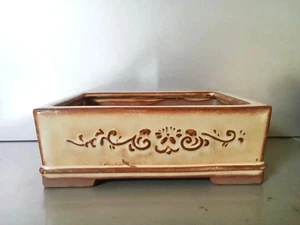 Japanese Bonsai Pot by Tosui 15cm x 11cm x 5.5cm - Picture 1 of 11